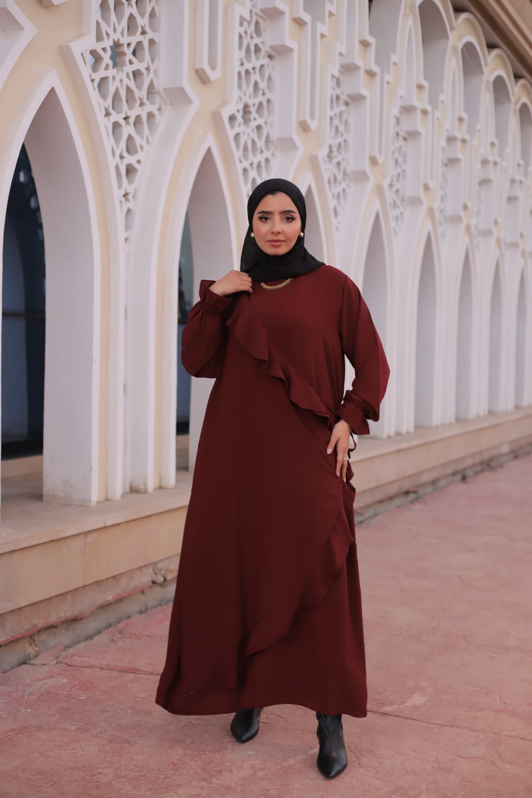 Flowy Ruffle Dress