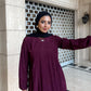 Burgundy Dress